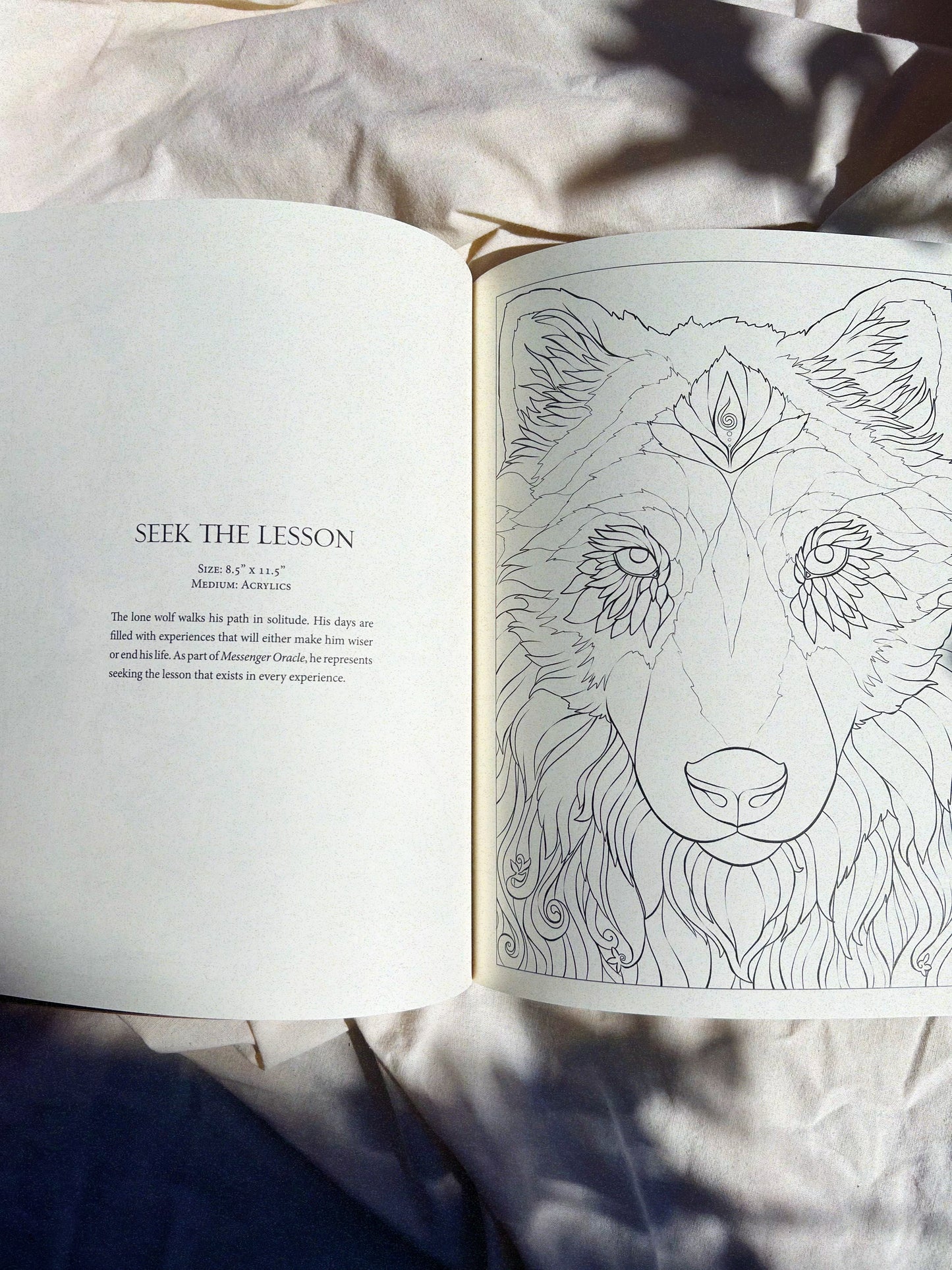 Krafttier Malbuch "Spirit Animal"