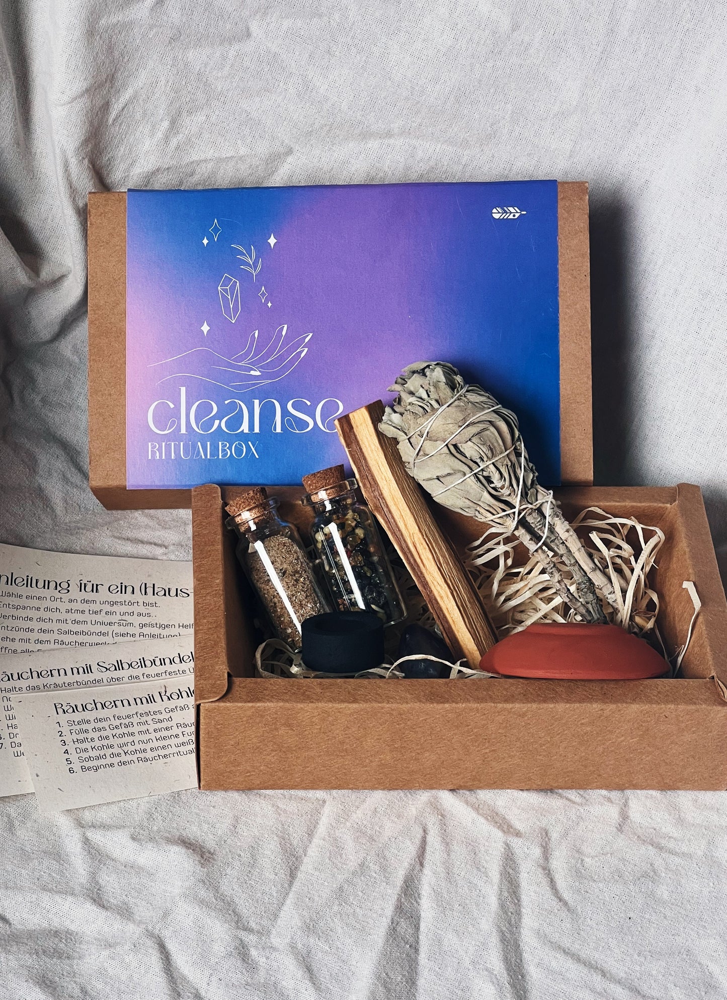 Ritualbox „cleanse“ zur energetischen (Haus-) Reinigung