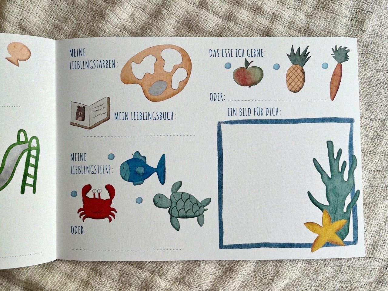 Freundenbuch "Meine Freunde" für Kleinkinder