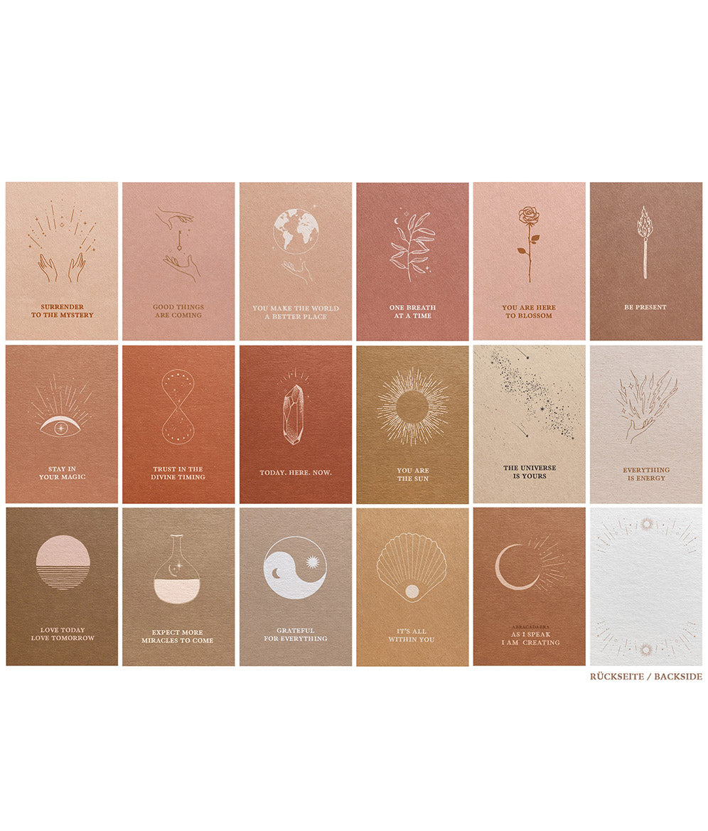 Kartenset . Cosmic Affirmations