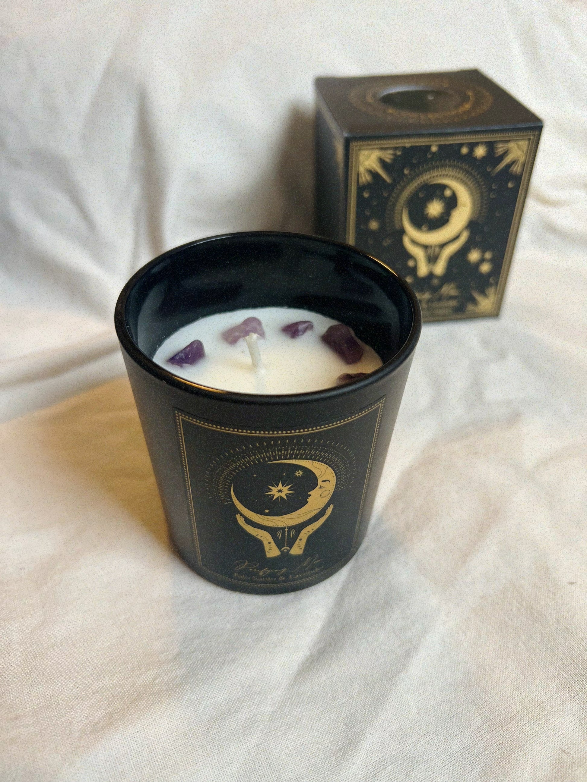Kerze Moon Amethyst