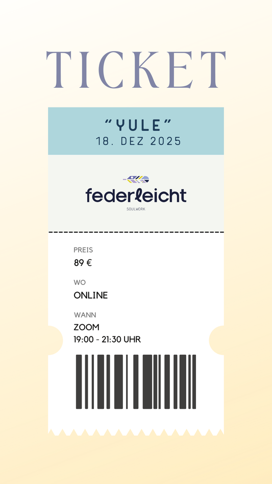 Wohlfühlevent „Yule“ - Onlineworkshop