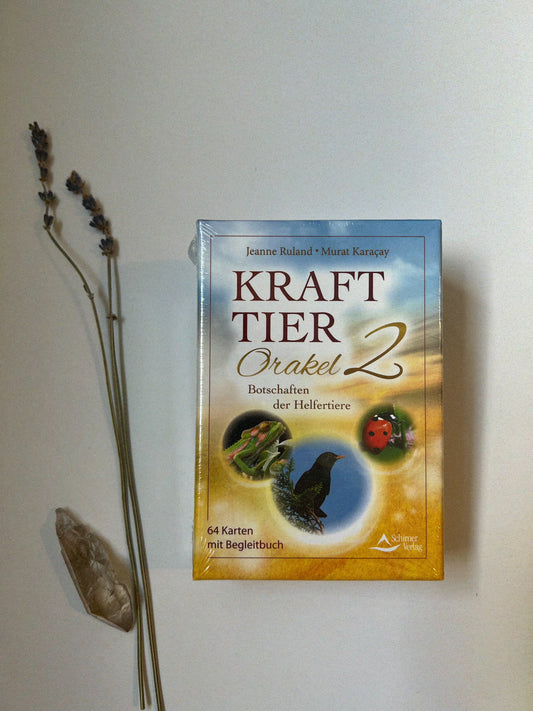 Kartenset . Krafttier Orakel