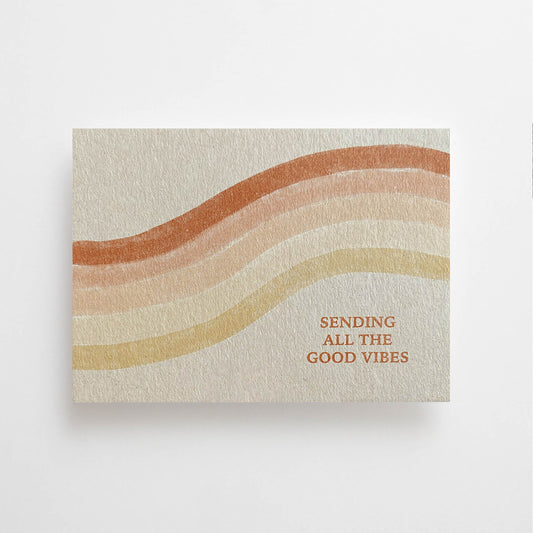 Good Vibes . Postkarte