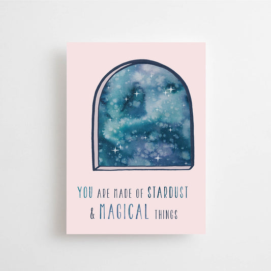 Stardust . Postkarte